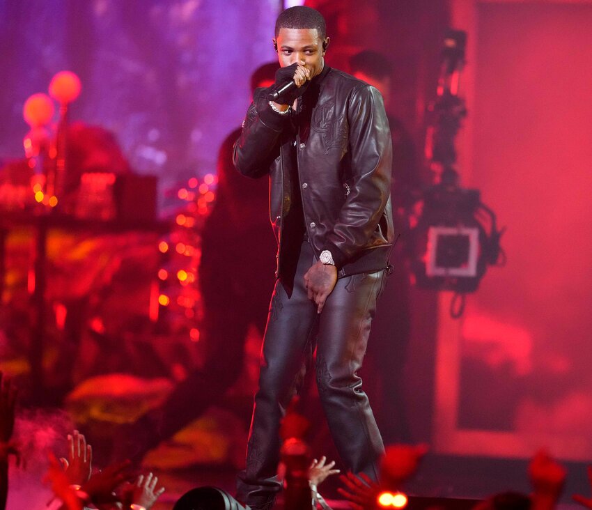 A Boogie Wit da Hoodie performs during the MTV Video Music Awards on Sept. 12, 2023, at the Prudential Center in Newark, New Jersey.