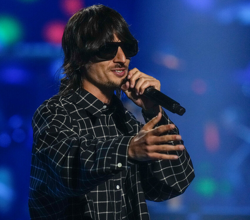 Danny Ocean performs during the Latin Recording Academy Person of the Year gala honoring Laura Pausini in Seville, Spain, on Nov. 15, 2023.
