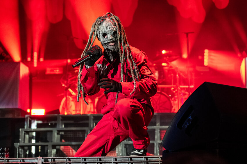 Corey Taylor of Slipknot performs during Sonic Temple Art and Music Festival on Sunday, May 19, 2024, at Historic Crew Stadium in Columbus, Ohio.