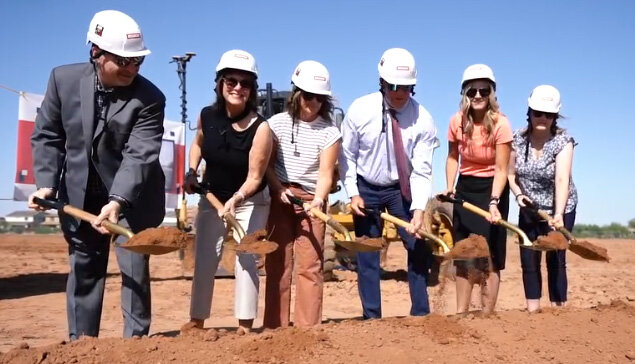 Local leaders and officials from the Queen Creek Unified School District were on hand this week to break ground on the district's newest elementary school.