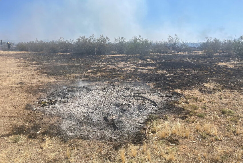 The Sidewinder Fire south of Florence started May 25, northeast of State Route 79 and northwest of the Cactus Forest area, It was 100% contained on May 26.