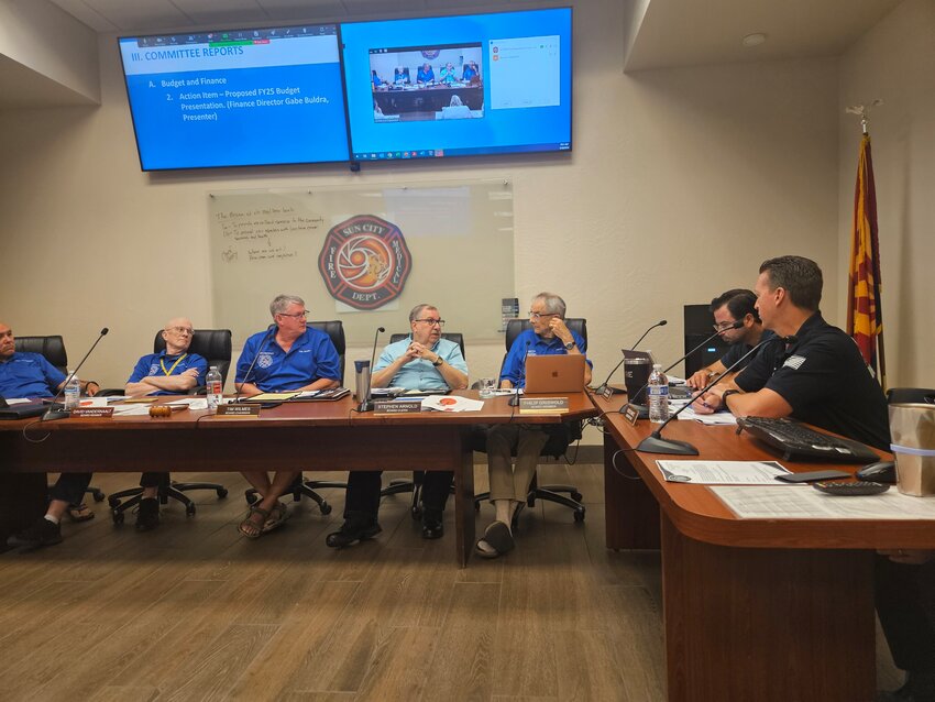 The Sun City Fire District tentatively approved a budget of more than $21 million for 2025.