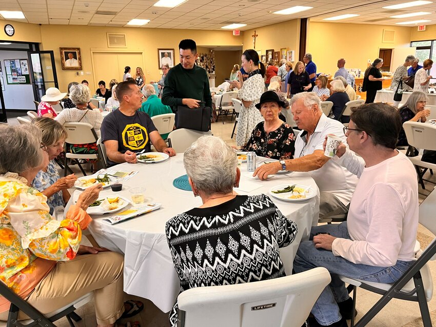 The Ascension Men&rsquo;s Group held a fish fry for the church community Saturday, May 11, serving over 200 people.