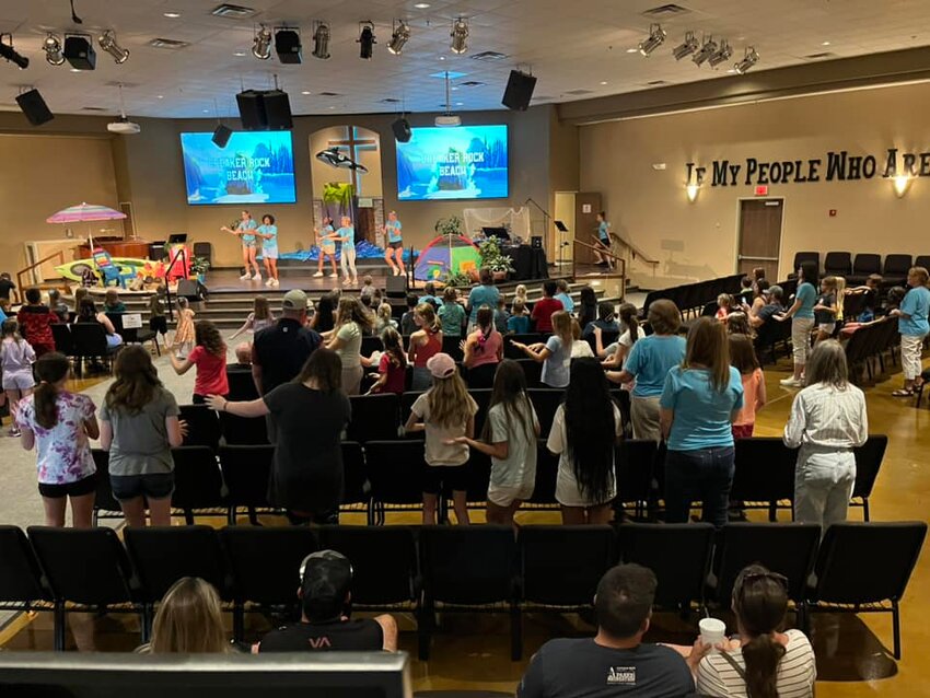 Cornerstone Family Church in Fountain Hills recently completed its Vacation Bible School, inviting children ages three through sixth grade to enjoy a week of activities.