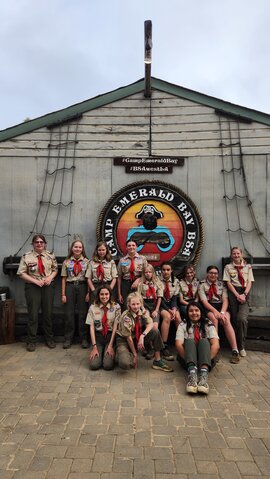 Camp Emerald Bay on Catalina Island in Los Angeles County, Calif. is one of the camps local Boy Scouts Troop 3030 went to this summer.