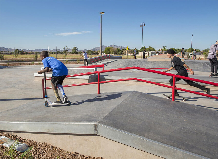 Along with creating the Mayor&rsquo;s Teen Advisory Committee, Queen Creek Mayor Julia Wheatley said it is also important to have safe spaces for teens, such as the new pump track at Mansel Carter Oasis Park.