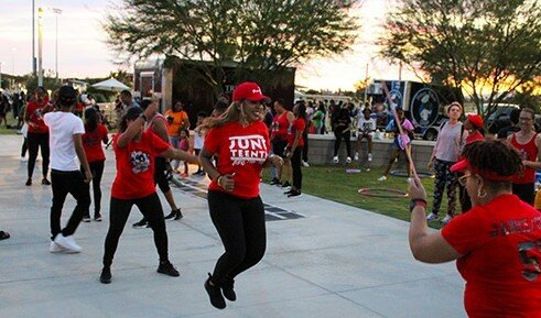 Goodyear's receives an outstanding cultural awareness program award for its Juneteenth celebration.