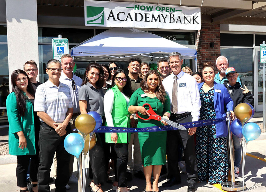 Academy Bank has opened its first location in Queen Creek at Vineyard Towne Center.