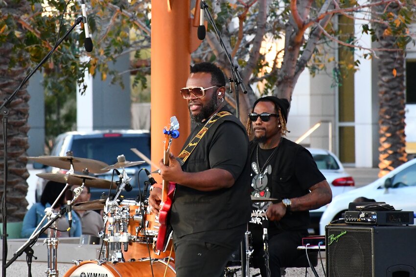 Lisa Hightower and her band perform at the Goodyear Jazz in the Park event.