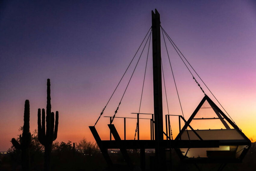 The annual Fountain Hills Photography Enthusiasts Exhibition can be viewed in the Community Center March 3-31. Pictured is &ldquo;Hanging Tent Desert Shelter - Taliesin West&rdquo; by Linda Brader.