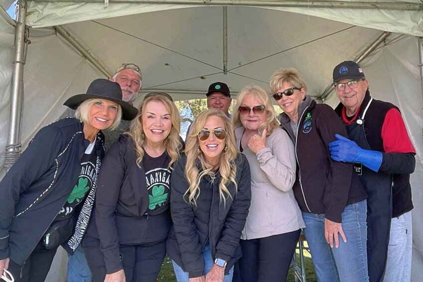 Approximately 30 members from Elks Lodge #2846 celebrated Irishfest with the Town of Fountain Hills at Fountain Park by volunteering to work the two beer tents Saturday, March 15,