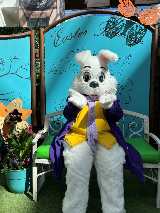 Scottsdale Fashion Square shoppers can reserve a photo session with the Easter Bunny through April 19. Special photo sessions with pets are also available March 31, April 7 and April 14.