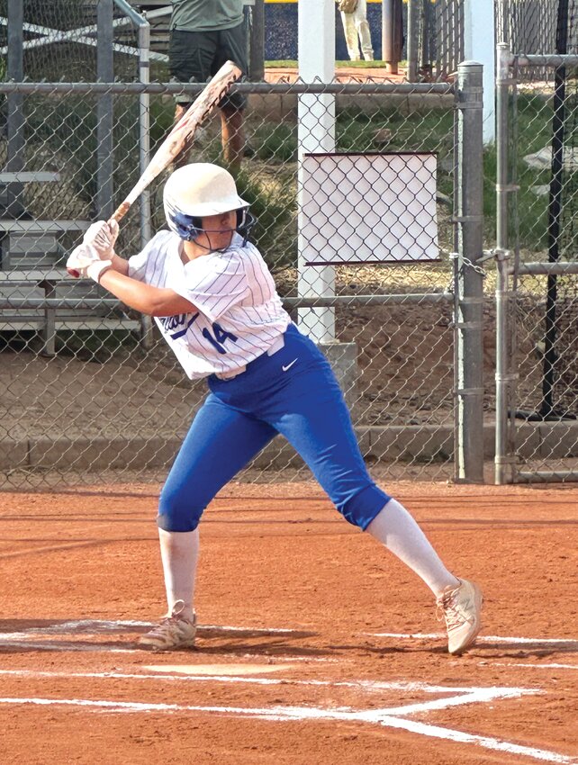 Fountain Hills senior Shania Rivera starts her swing during an at bat in its March 26 home softball game against Sedona Red Rock at McDowell Mountain Elementary School.