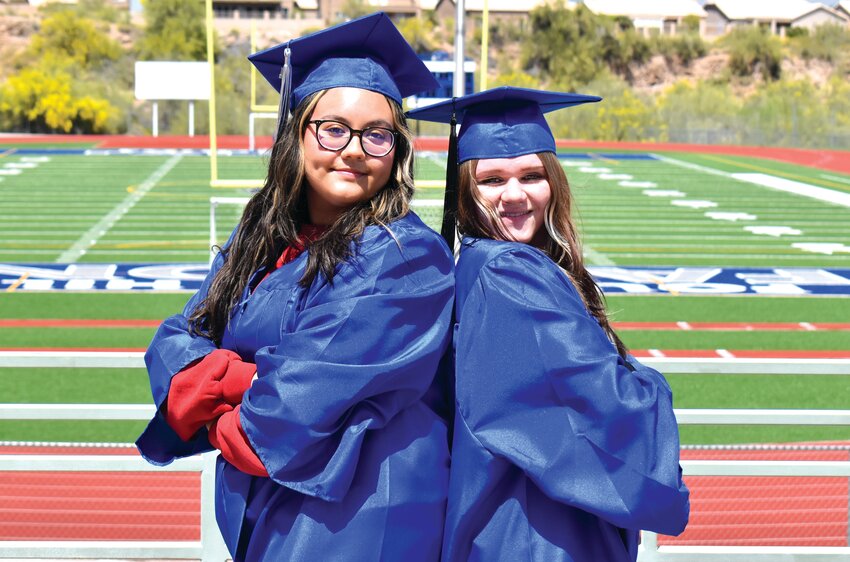 Savanna Nunez and Cadence Maki, Fountain Hills High School class of 2024.