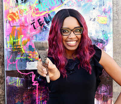 Art Facilitator Tiesha Harrison is leading the &ldquo;Expressions in Full Bloom&rdquo; art workshop on Saturday, April 26.