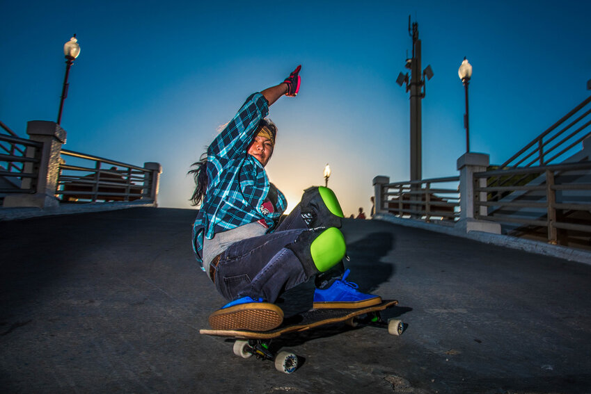The addition of Dry Surf to the exhibit’s title was to recognize that it was the name of a small skate park that opened in Tempe in June 1965.