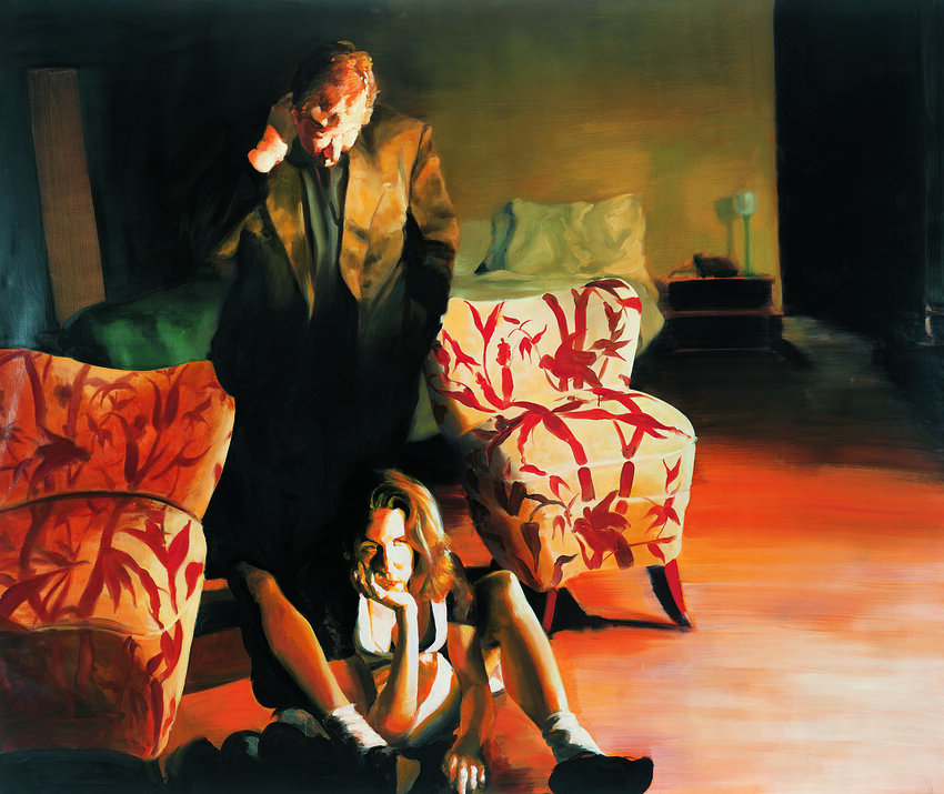 Eric Fischl, “The Bed, The Chair, The Sitter,” 1999. Oil on linen.. Private Collection, New York.