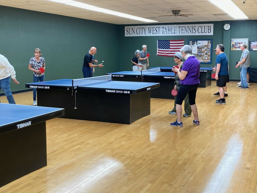 Sun City West&rsquo;s table tennis facilities are located at the R.H. Johnson Activities Center.