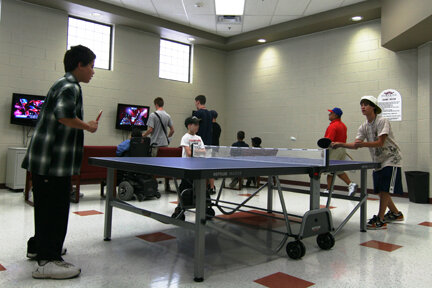 Teens play ping pong at Sierra Montana Recreation Center in Surprise. The center will host a winter break camp Dec. 26 to Jan. 5.