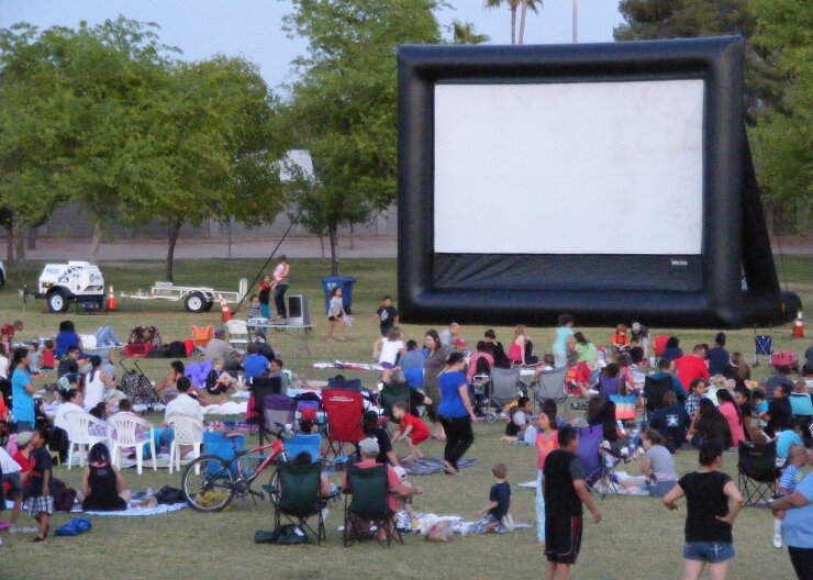 Movies in Kiwanis Park will take place every Friday in October.