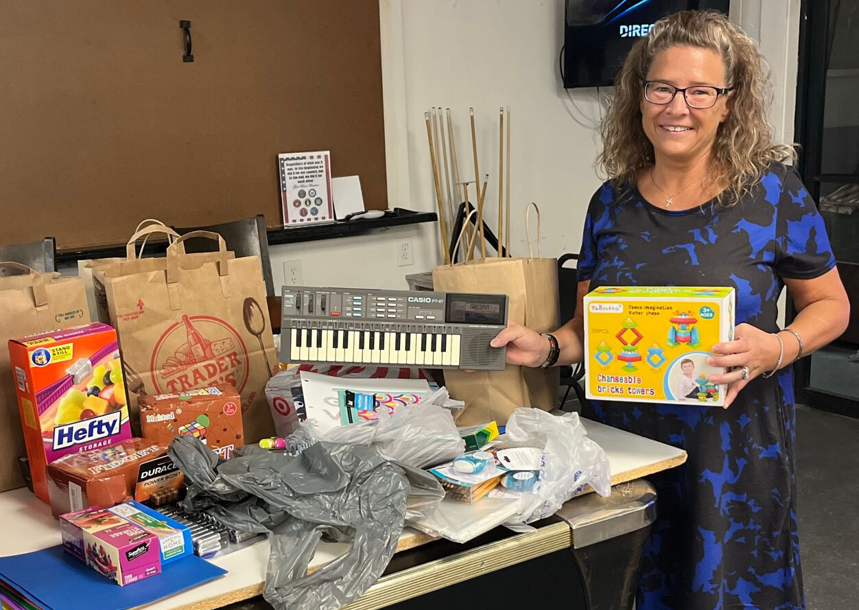 Special Services Specialist Carolyn Williams helped lead the service project that led to more than $500 in supplies to support the special education program at Washington Elementary School District.