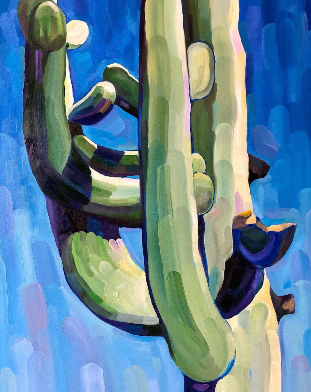 This Stacy Holmstedt work will be part of her upcoming “Saguaros & Shards” exhibit.
