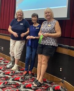 Pictured from left are Cheryl Gross, Patti O’Young and Candy Worley.