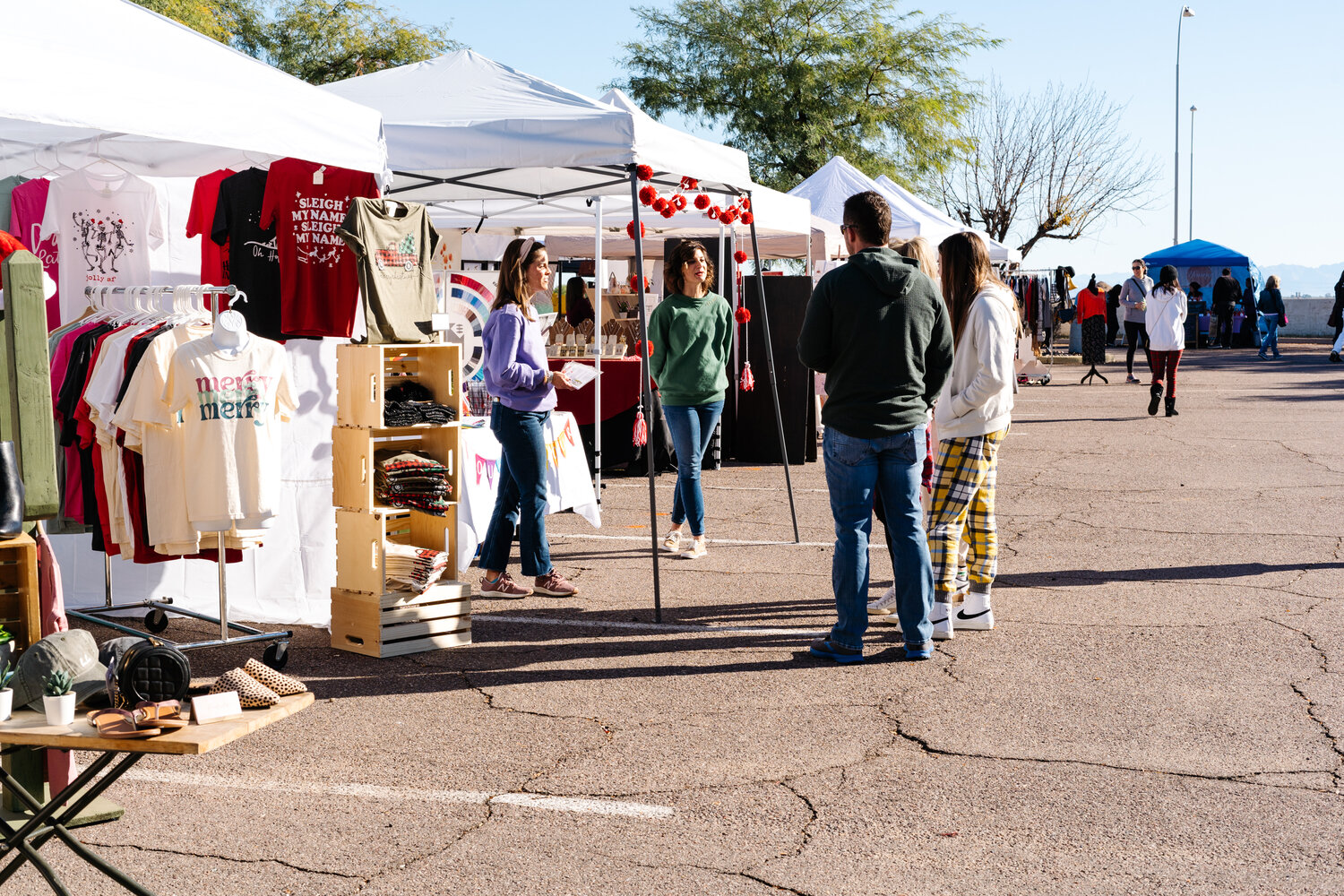 The Merry Merchantile Market hosts more than 80 local vendors as well as interactive experiences and workshops.