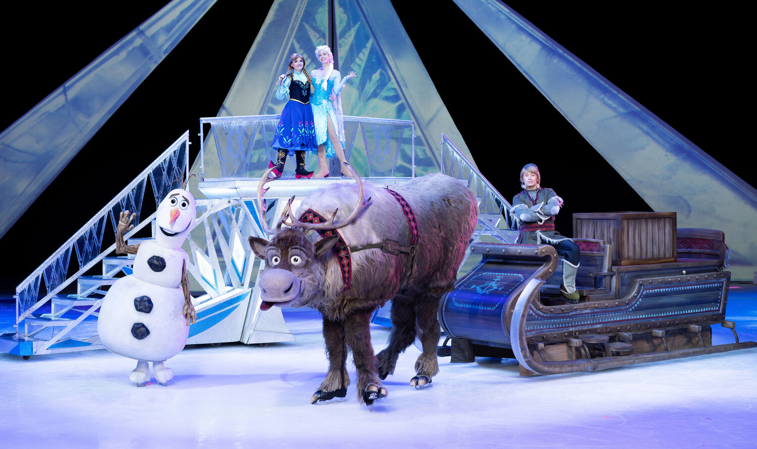 “Frozen” will make up half the adventure for audiences at “Disney On Ice” in Phoenix in January.