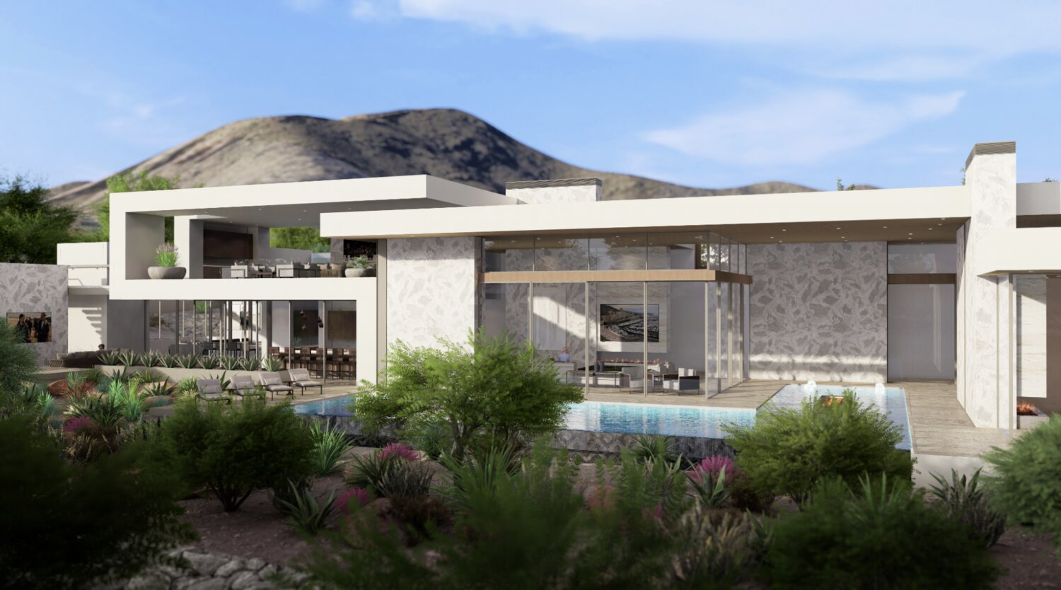 Scottsdale-based developer Silver Sky Development has announced Aquarius, the $17 million, CP Drewett-designed home named for the “water carrier” of the zodiac. Aquarius is the third release for the 12-property development taking shape at the base of Mummy Mountain in Paradise Valley.
