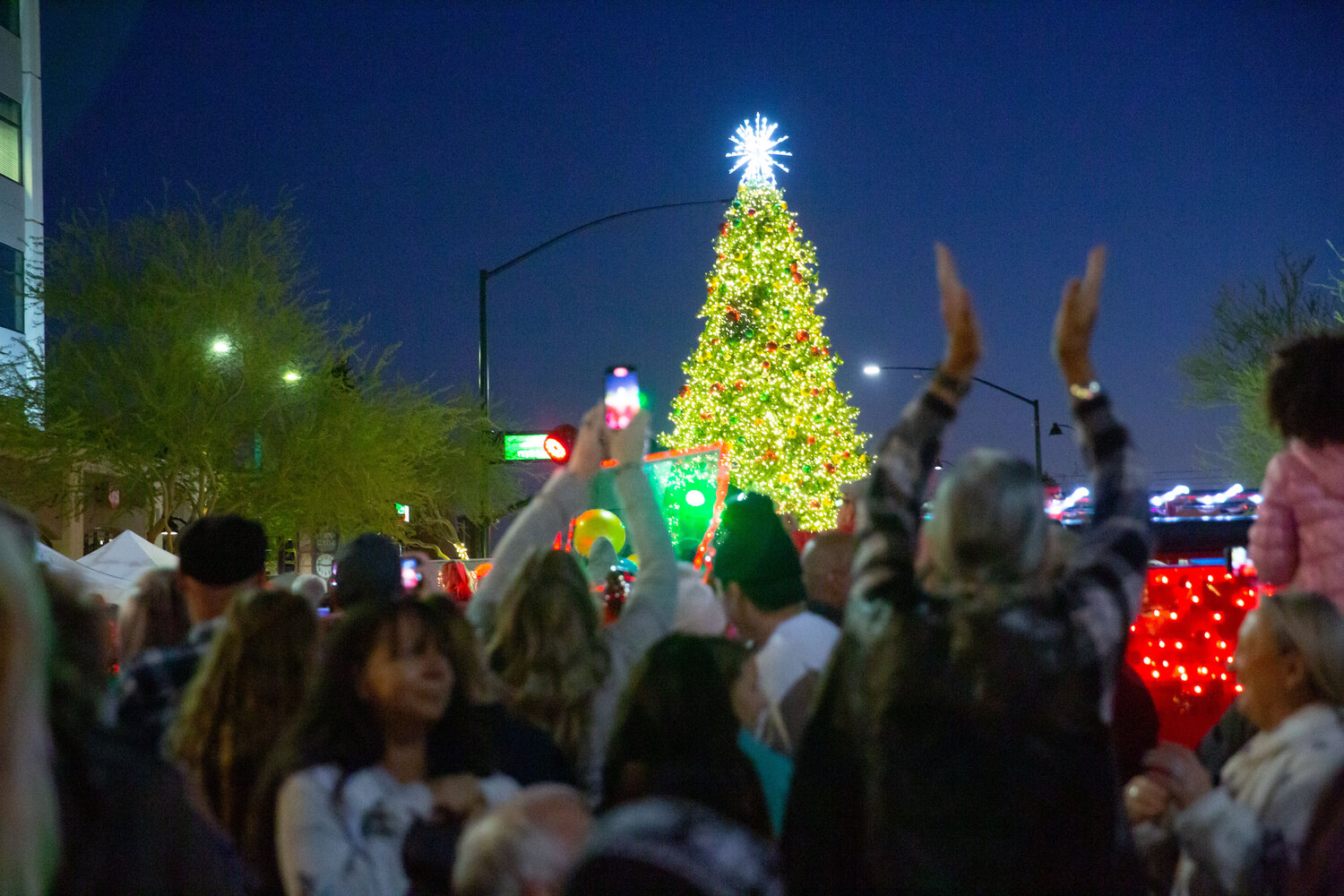 Merry Main Street celebrates the start of the holiday season in Mesa. Activities kick off with the lighting of Mesa’s nearly four-story Christmas tree.