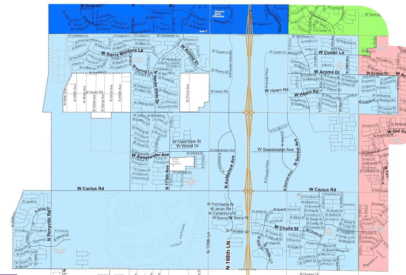Map of Surprise City Council District 3