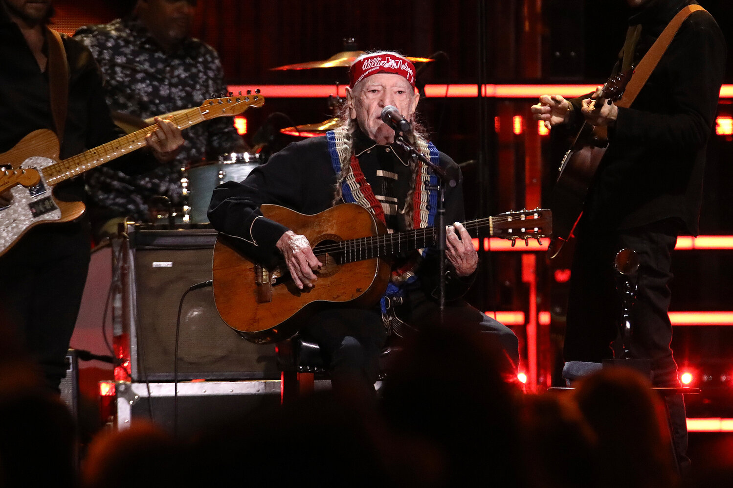 Willie Nelson performs during the Rock & Roll Hall of Fame Induction Ceremony on Nov. 3, 2023, in New York.