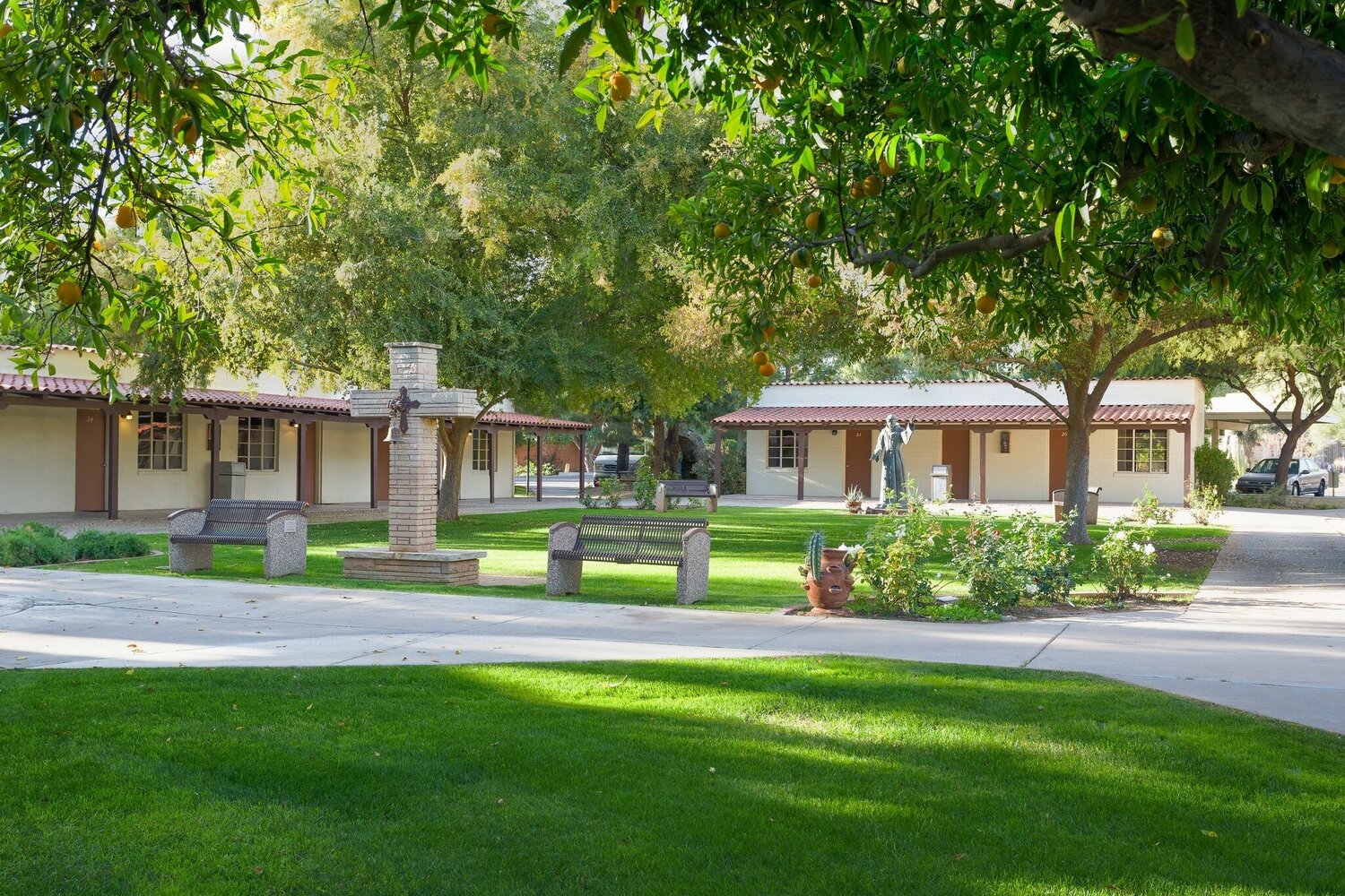 The Franciscan Renewal Center was founded by the Order of Friars Minor in 1951 and works cooperatively with the Diocese of Phoenix.