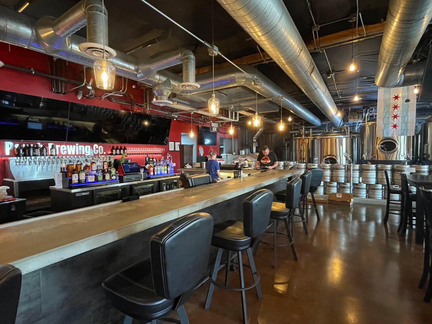 Perch Brewing Co. opened in the old Flying Basset Brewing location on Nov. 29.