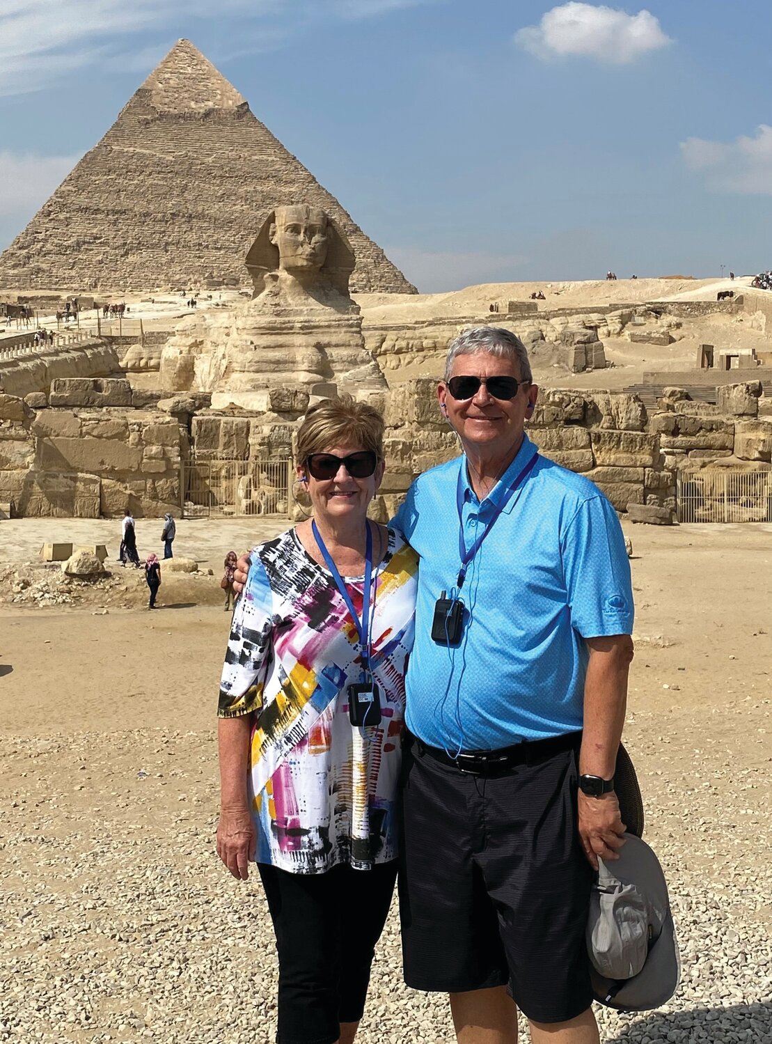 Tom and Jan Stegmann visit one of their favorite travel destinations in Egypt. (Submitted photo)