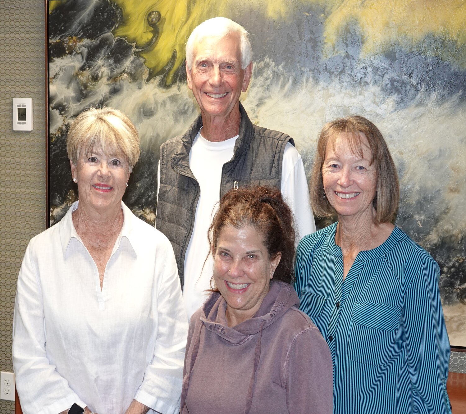 The new Valley of the Sun Ski Club officers are, from left, Judy Ainsworth of Surprise as president, Don Larsen from Sun City as treasurer, Koni Hohnbaum from Pebble Creek as communications and Sandy Tiedeman from Sun City West as secretary.