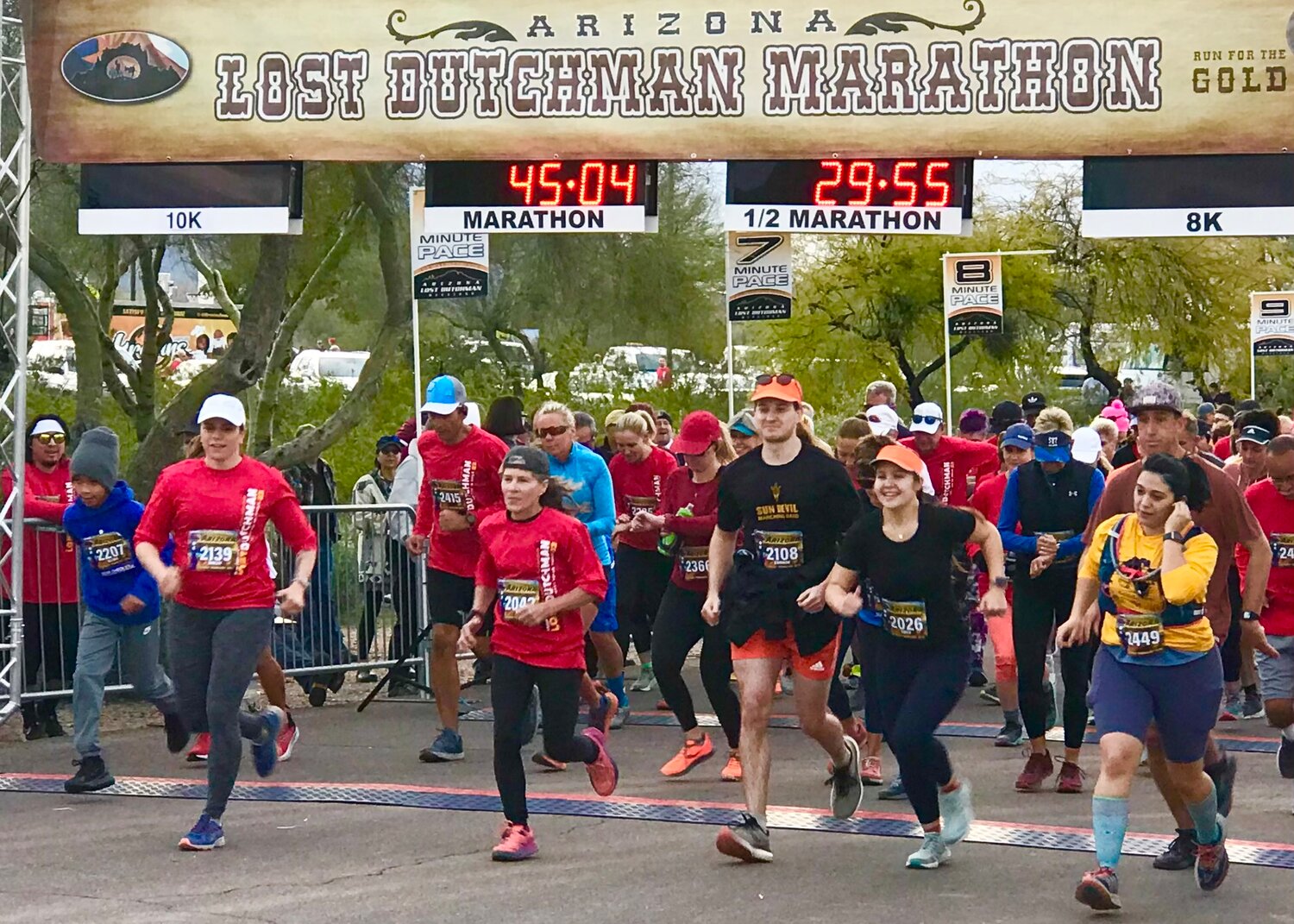 Those interested in running or walking in any of the available events will find detailed information and registration forms at the Lost Dutchman race website, lostdutchmanmarathon.org.