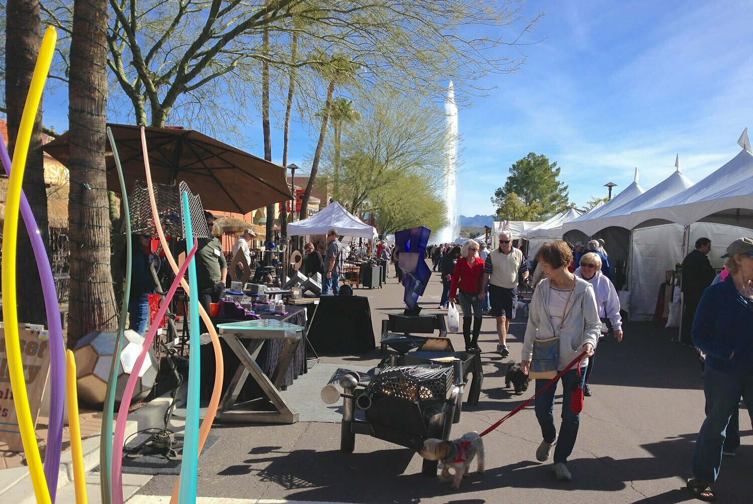 Celebrating its 50th year, the Fountain Festival of Fine Arts and Crafts is set for Feb. 23-25 along the Avenue of the Fountains.