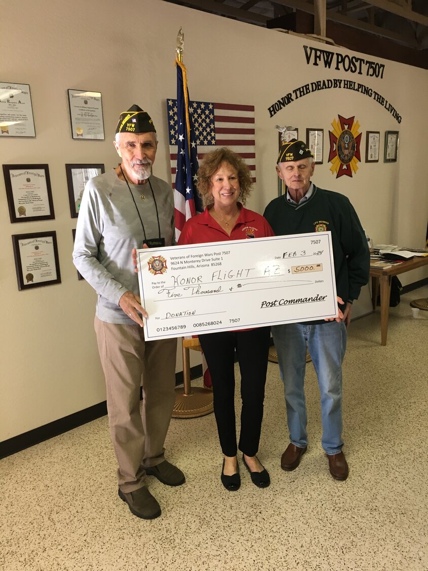 VFW Post 7507 supports Honor Flight Arizona | Daily Independent