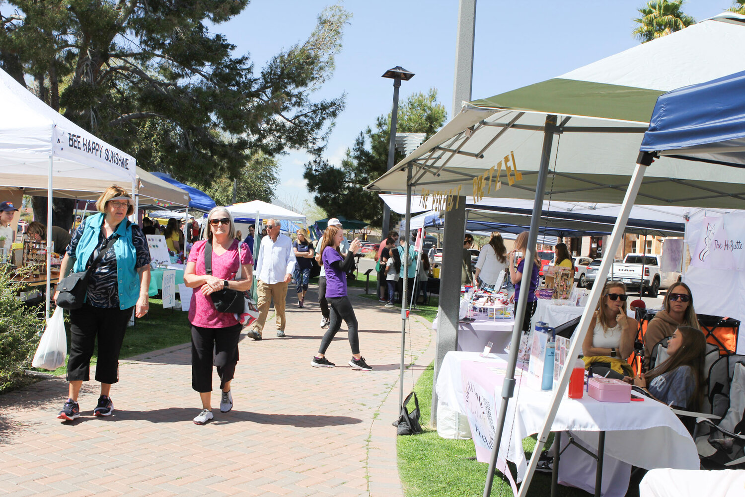 The Child Entrepreneurs Market was held on Wednesday, February 13th along Fountain Street in Fountain Hills.