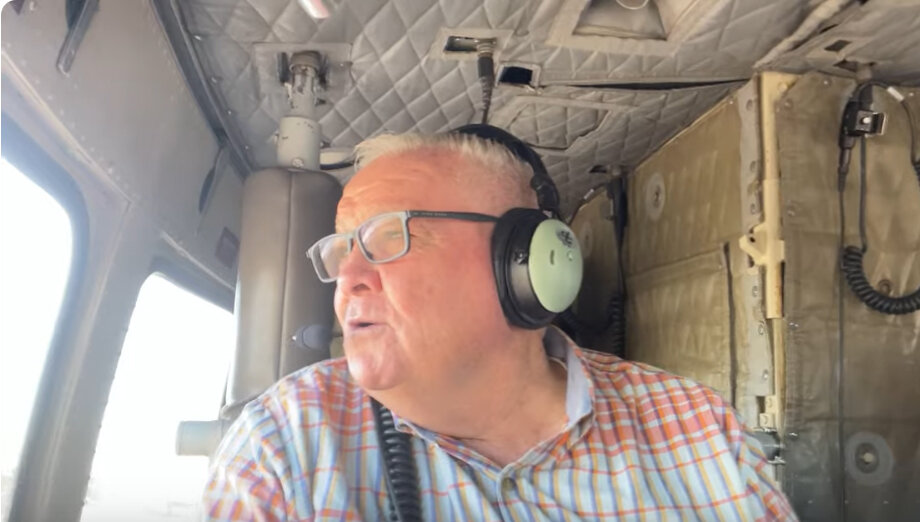 Pinal County Supervisor Mike Goodman, District 2, recently took a helicopter tour of Salt River Project facilities.