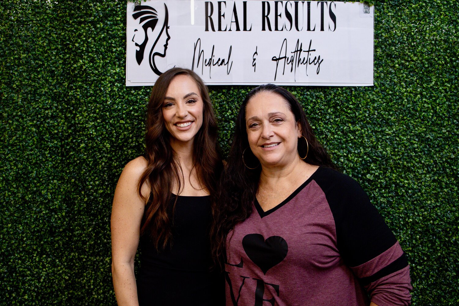 Dr. Ashley Milhizer, owner and naturopathic medical doctor of Real Results Medical & Aesthetics, pictured with Kristin Hodge, founder and CEO of Rise & Dream Foundation.