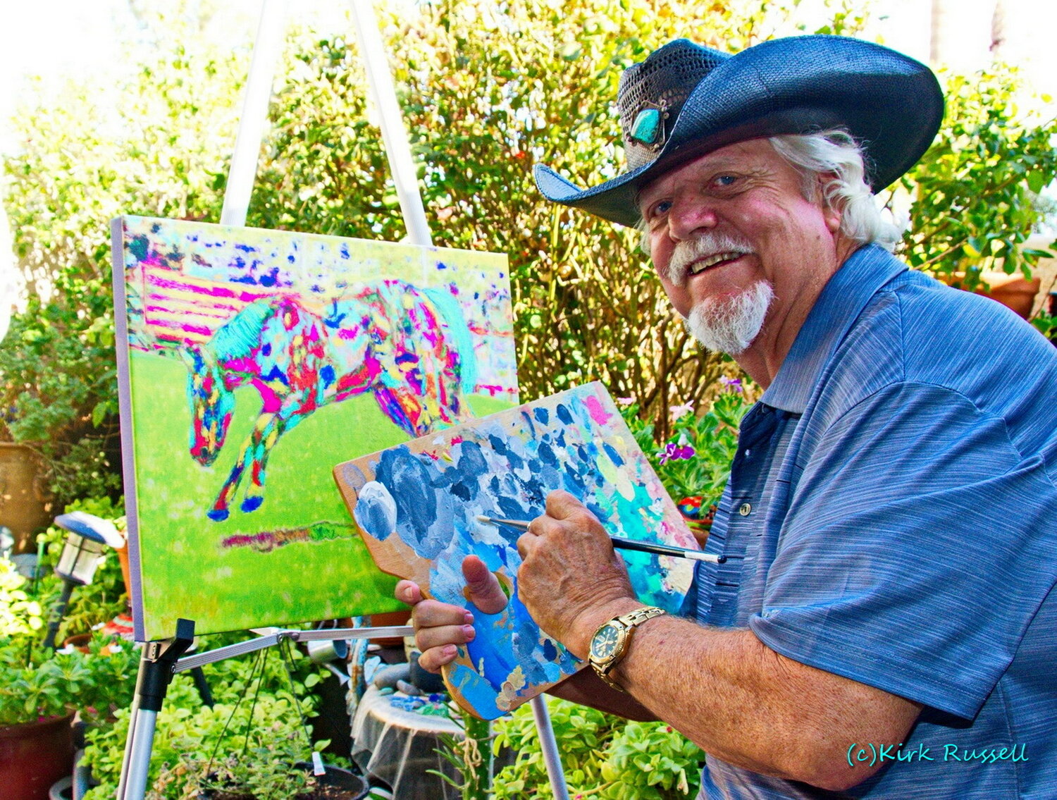 Scottsdale artist tells his life story from film to acrylic paintings