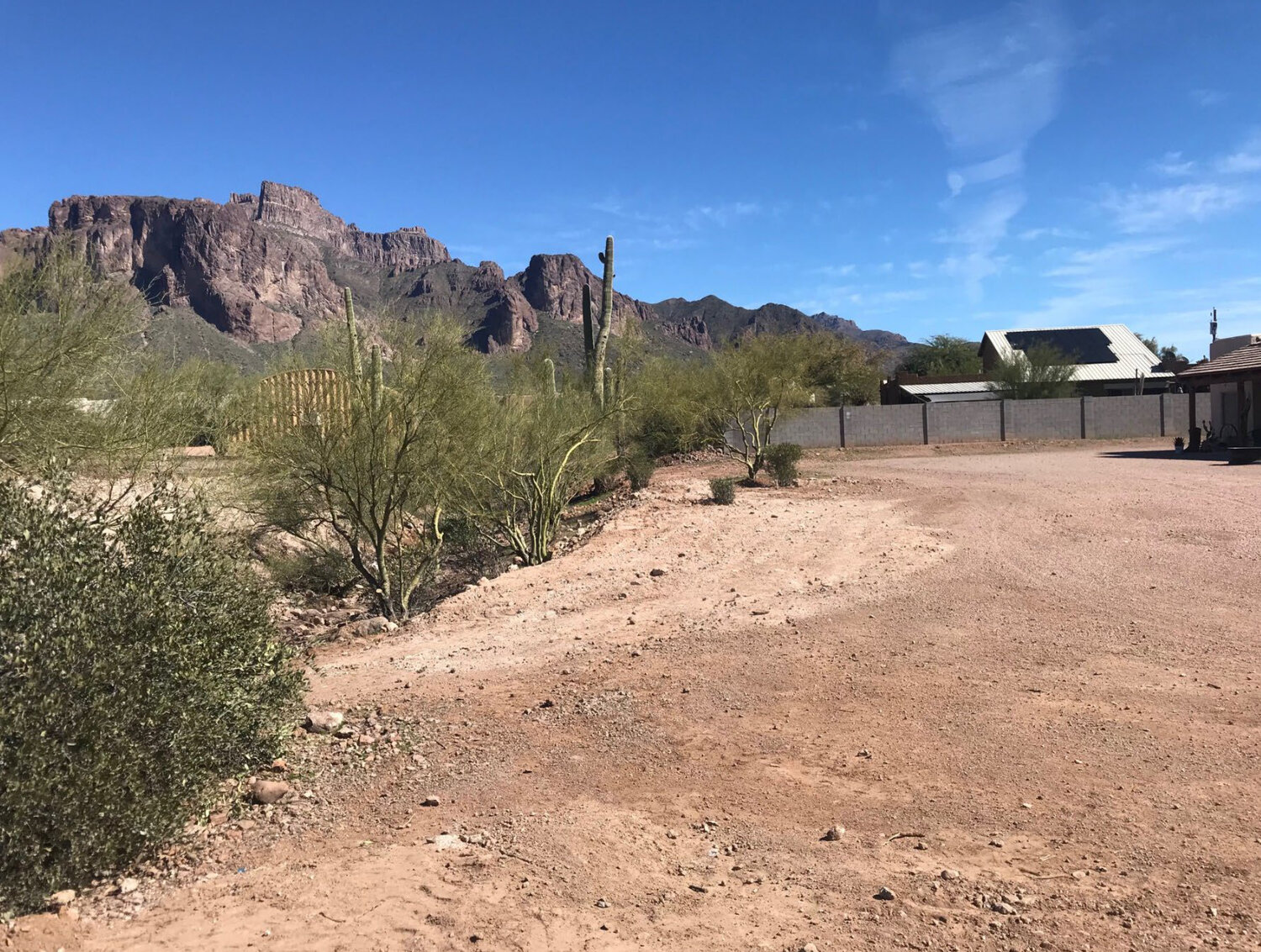 Section of Tepee Street extinguished north of Apache Junction - Apache ...